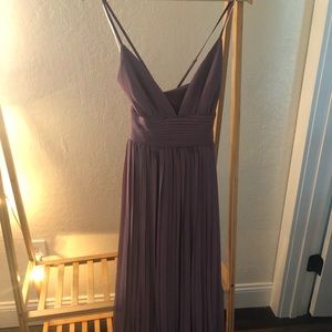 Lulus dusty purple maxi dress